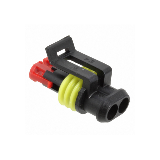 Connector Housing, Superseal 1.5 Series, Plug, 2 Way - Each