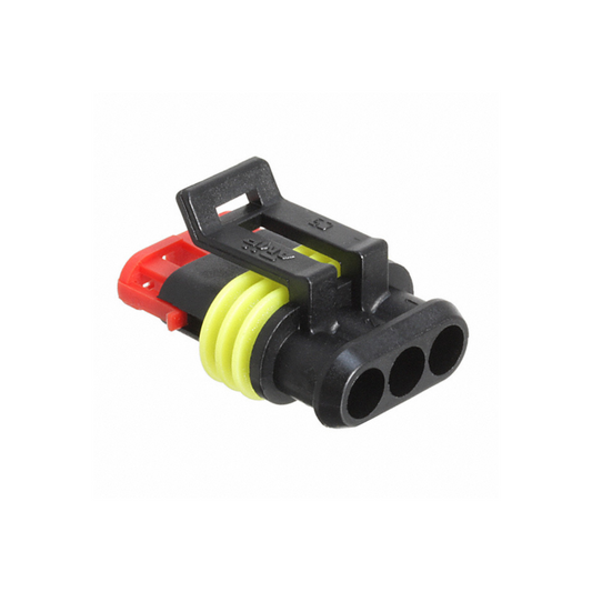 Connector Housing, Superseal 1.5 Series, Plug, 3 Way - Each