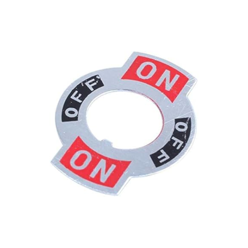 Switch Identifier Decal, On/Off/On - Each