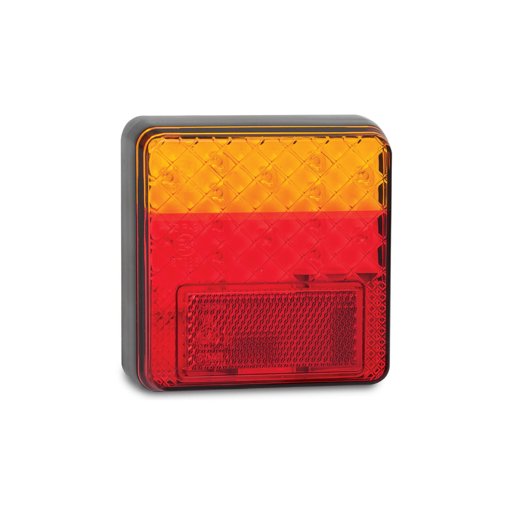 Combination Lamp, LED Autolamps, LED, 100 Series, Stop/Tail/Indicator and Reflector, 12v only - 2 Pack