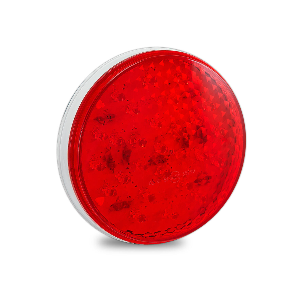 Lamp, LED Autolamps, Stop-Tail Lamp, LED, Red, 10-30v Bulk - Each