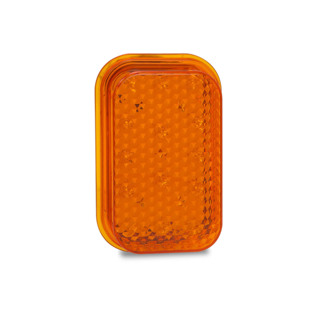 Lamp, LED Autolamps, Indicator, Rectangular, LED, Amber, 10-30v, Bulk - Each
