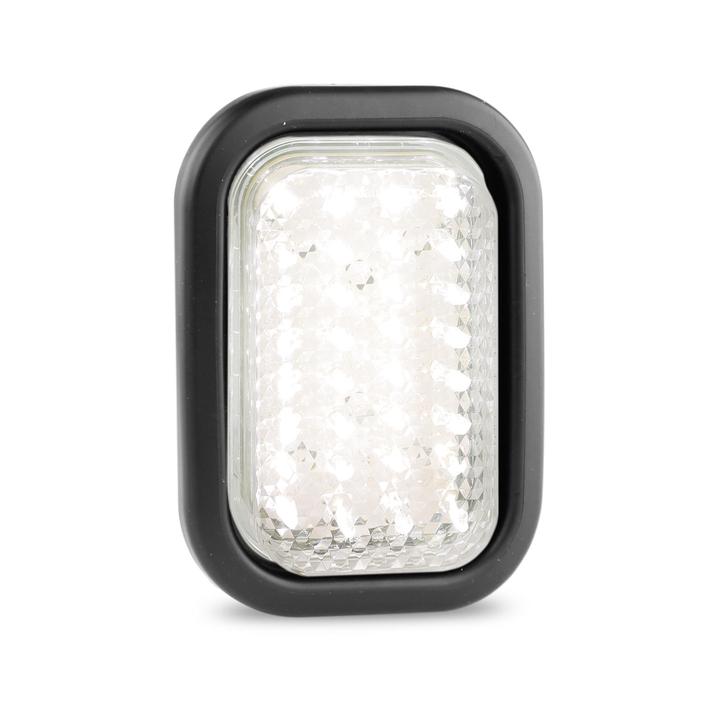 Lamp, LED Autolamps, Reverse Lamp, Rectangular, LED, With Grommet and Plug, White, 10-30v - Each