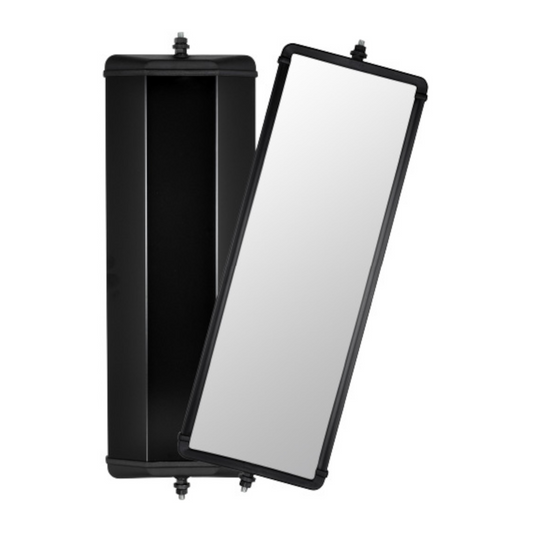 Mirror Head, Britax, West Coast, 18", Black Metal - Each