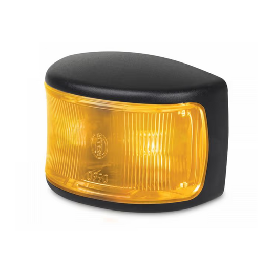 Marker Lamp, Hella, LED Front/Side Marker DuraLED, 12/24v, Amber - Each