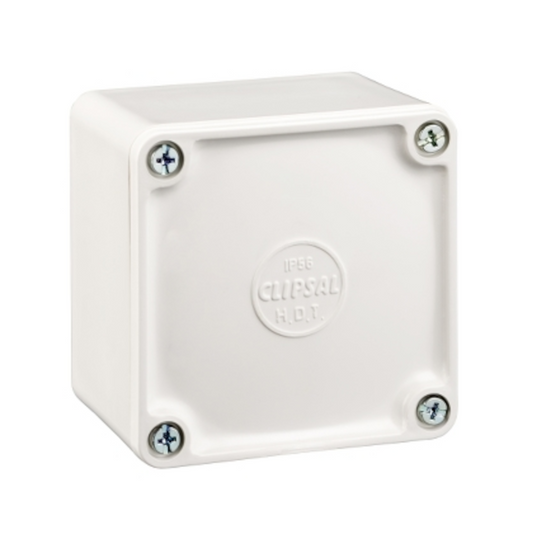 Junction Box, Clipsal, 77 x 77 x 55mm - Each