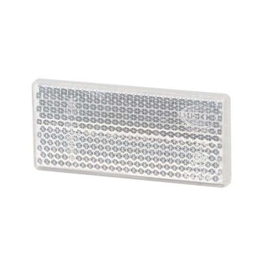 Retro Reflector, Hella, Self Adhesive, 70 x 32mm, Clear - Each