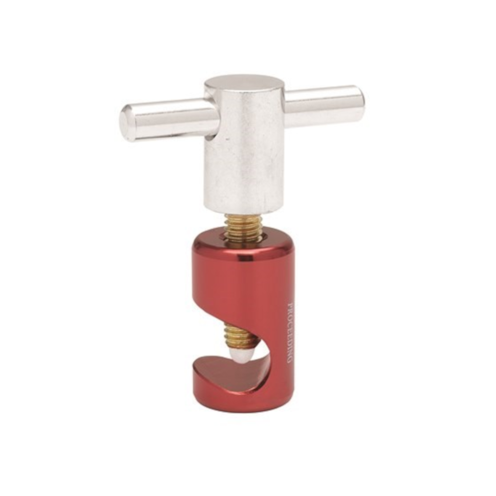 Gas Strut Shaft Support Tool, Toledo, Supports and Locks, Alloy Body and Brass Screw - Each