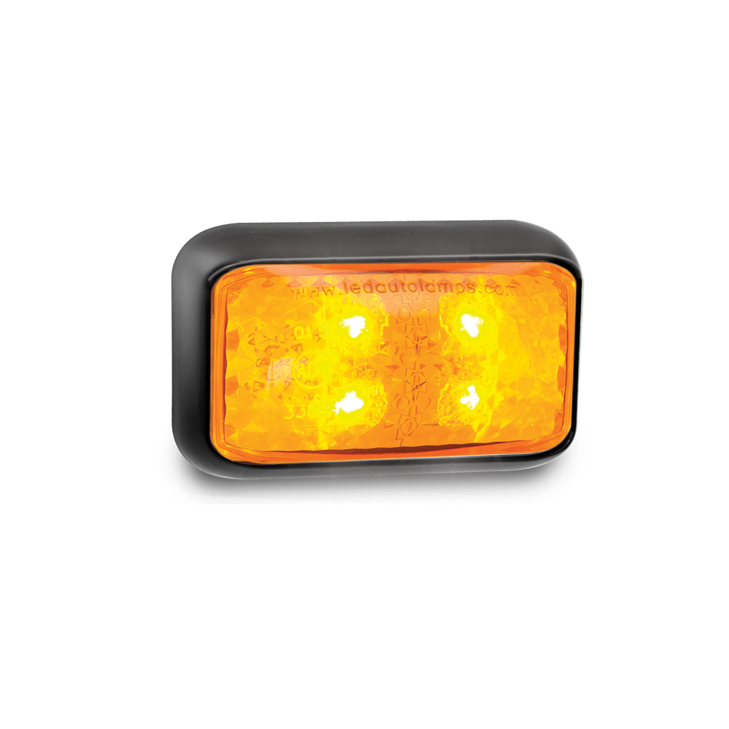 Marker Lamp, LED Autolamps, Side Indicator, LED, Amber, 12-24v - Each
