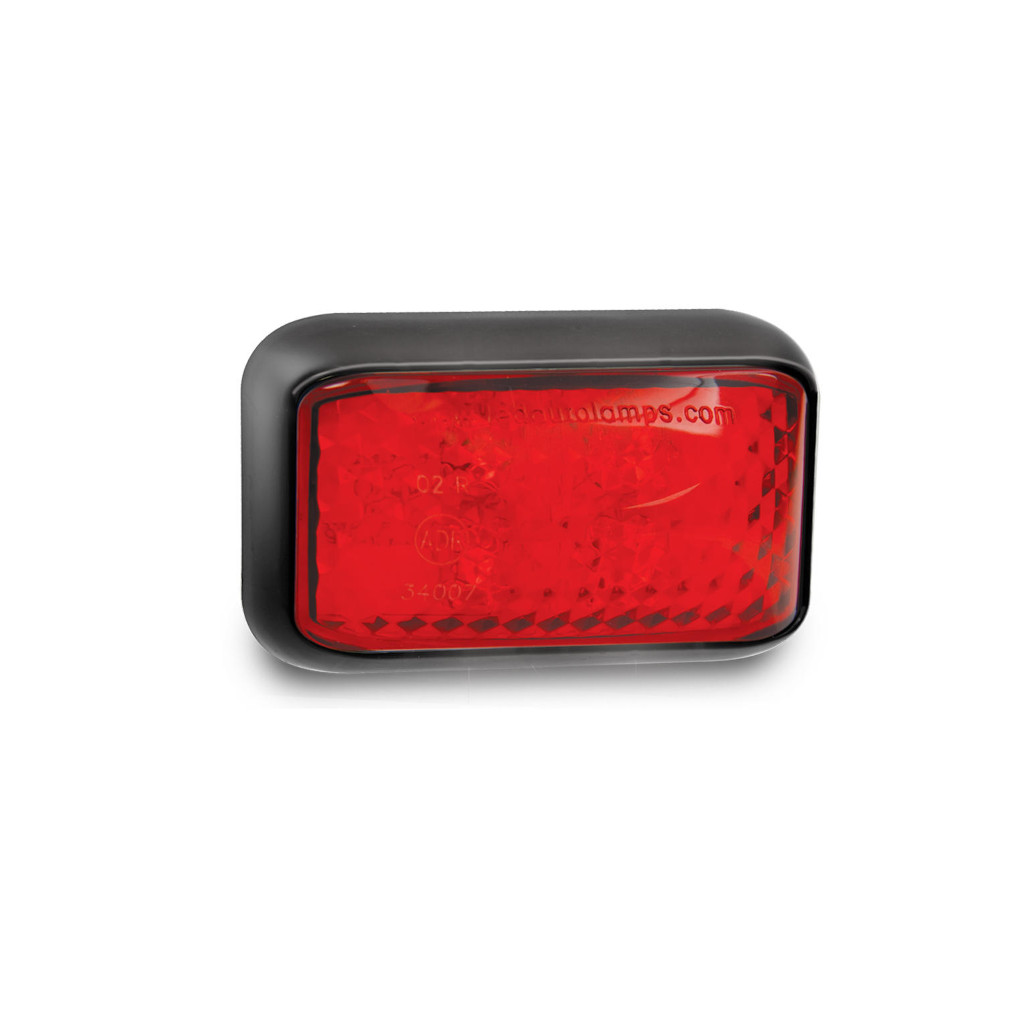 Marker Lamp, LED Autolamps, Rear Position, LED, Red, 12-24v - Each