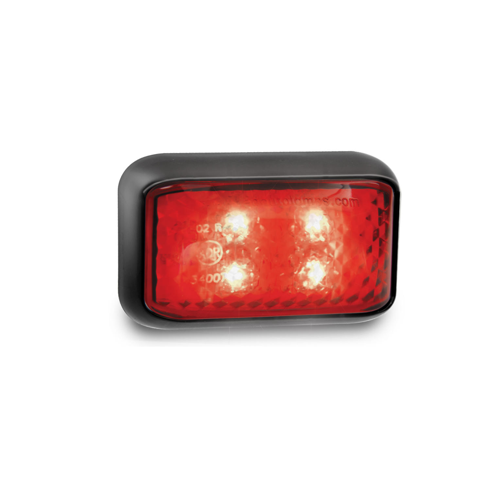 Marker Lamp, LED Autolamps, Rear Position, LED, Red, 12-24v - Each