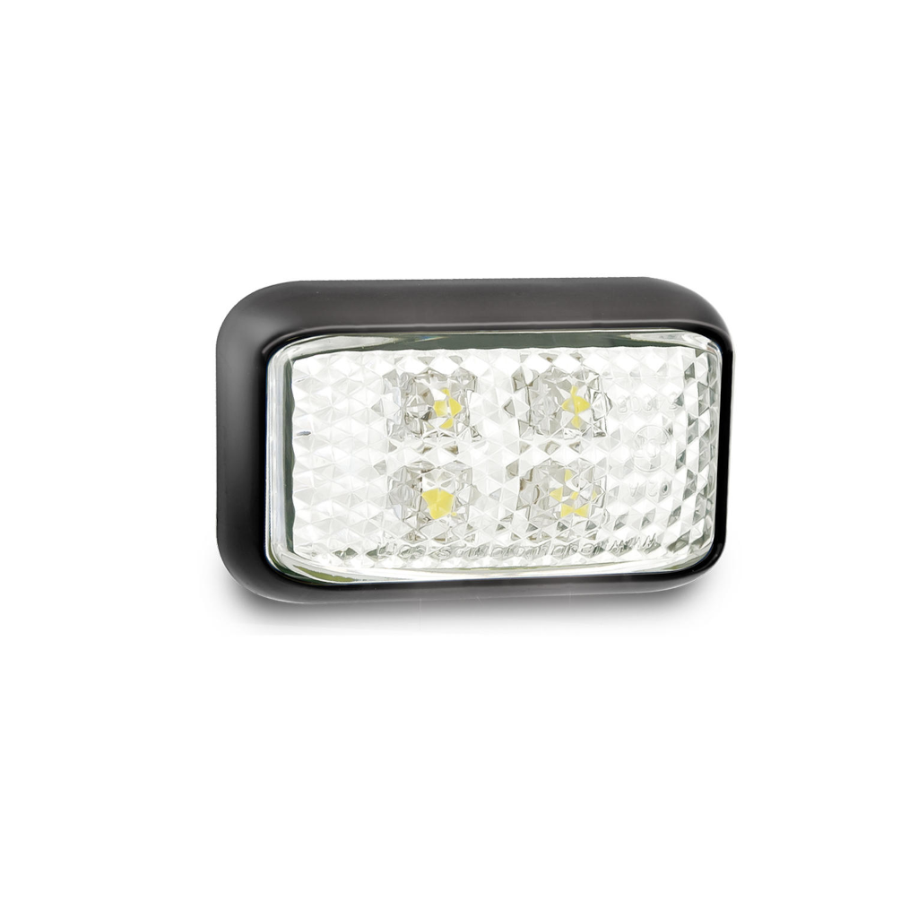 Marker Lamp, LED Autolamps, Front Outline, LED, White, 12-24v - Each