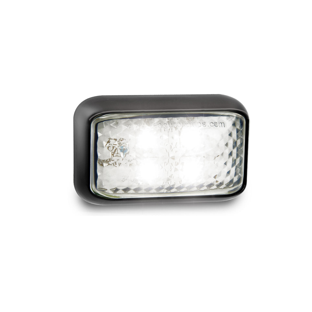 Marker Lamp, LED Autolamps, Front Outline, LED, White, 12-24v - Each