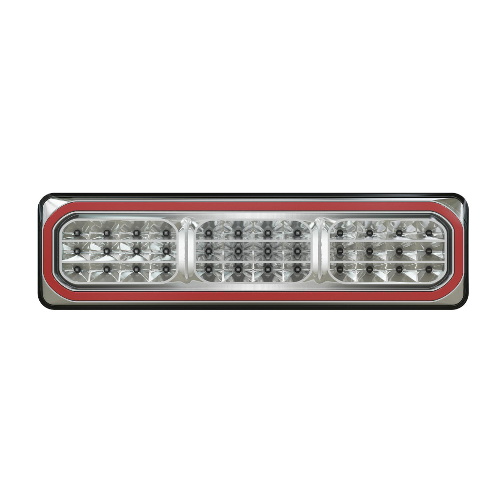 Combination Lamp, LED Autolamps, Stop/Tail/Indicator/Reverse, 12-24v - 2 Pack