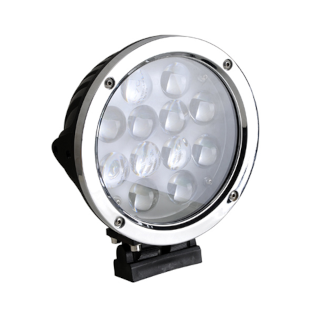 Driving Lamp, Mad Goose, Spot Beam, IP68 Resistant, 9-60v, 60w, 7" - Each