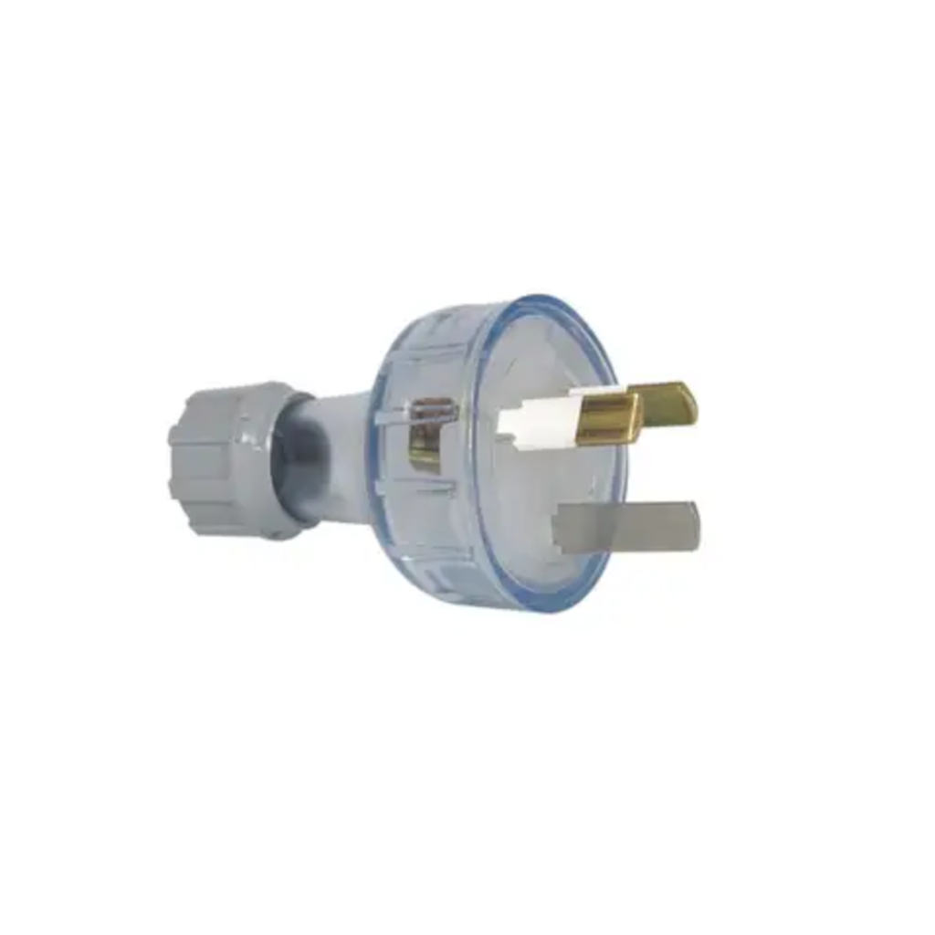 Plug Top, Clipsal, 10a, Standard Series, Straight, 240v, 3 Pin Plug - Each