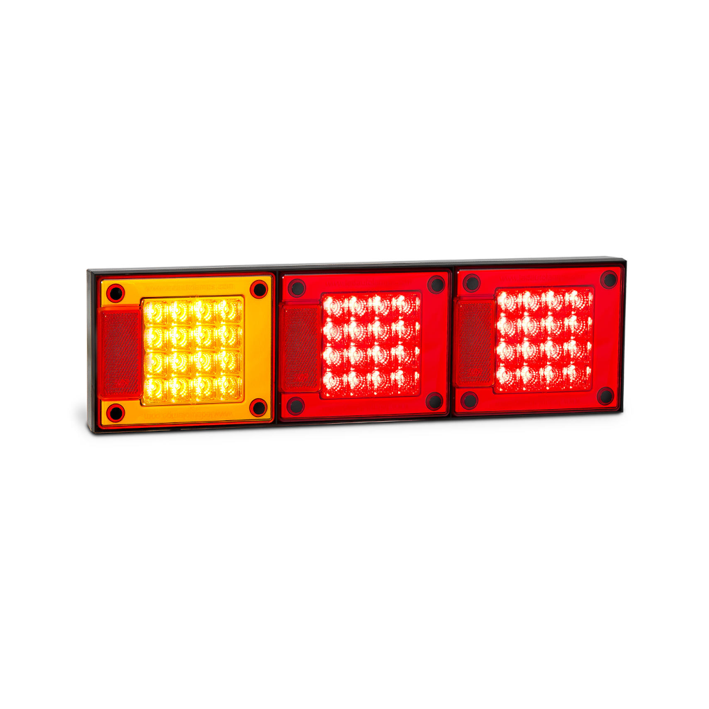 Combination Lamp, LED Autolamps, 460 Series, Stop/Tail/Indicator, 12-24v - Each
