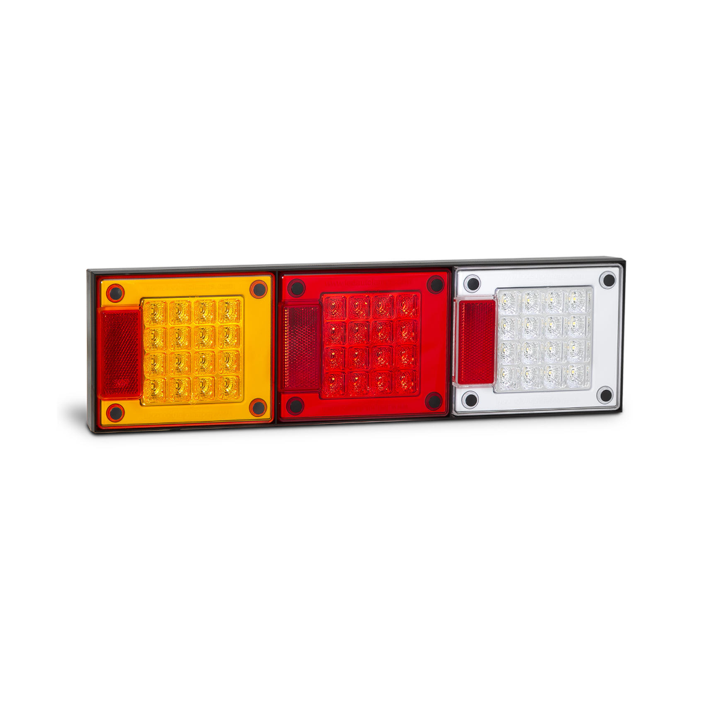 Combination Lamp, LED Autolamps, 460 Series, Stop/Tail/Indicator/Reverse, 12-24v - Each