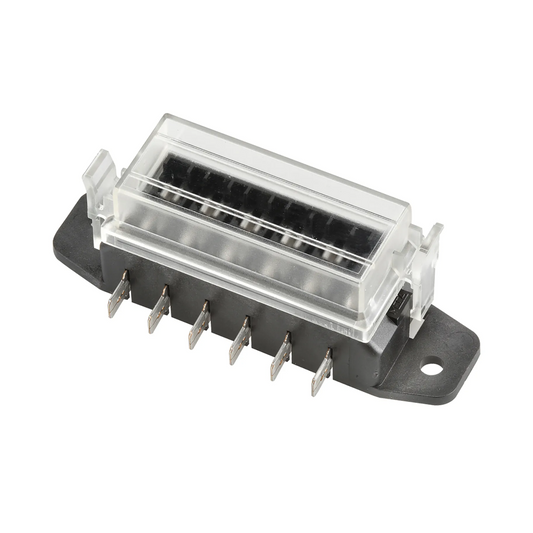 Fuse Box, 6 Way Standard Blade - Each