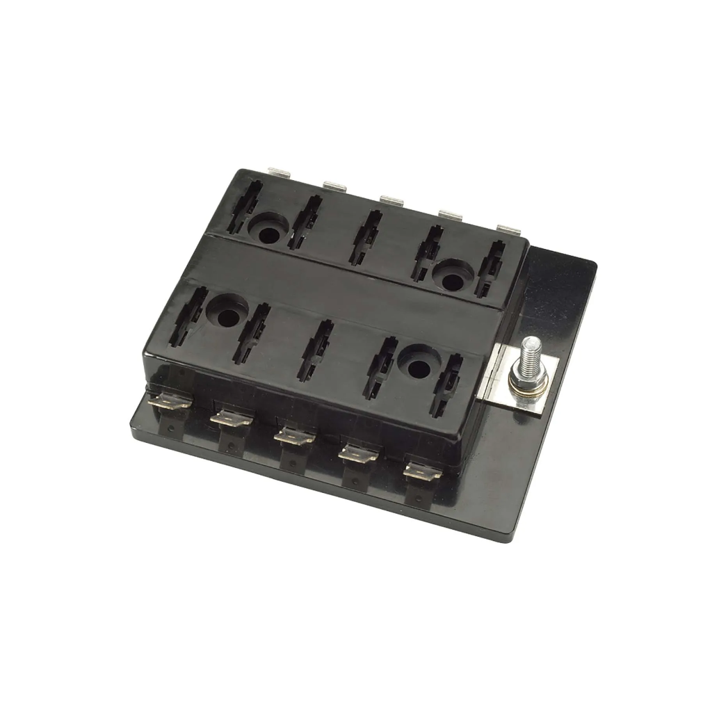 Circuit Breaker Block, Narva, 10 Way Standard Blade Fuse - Each