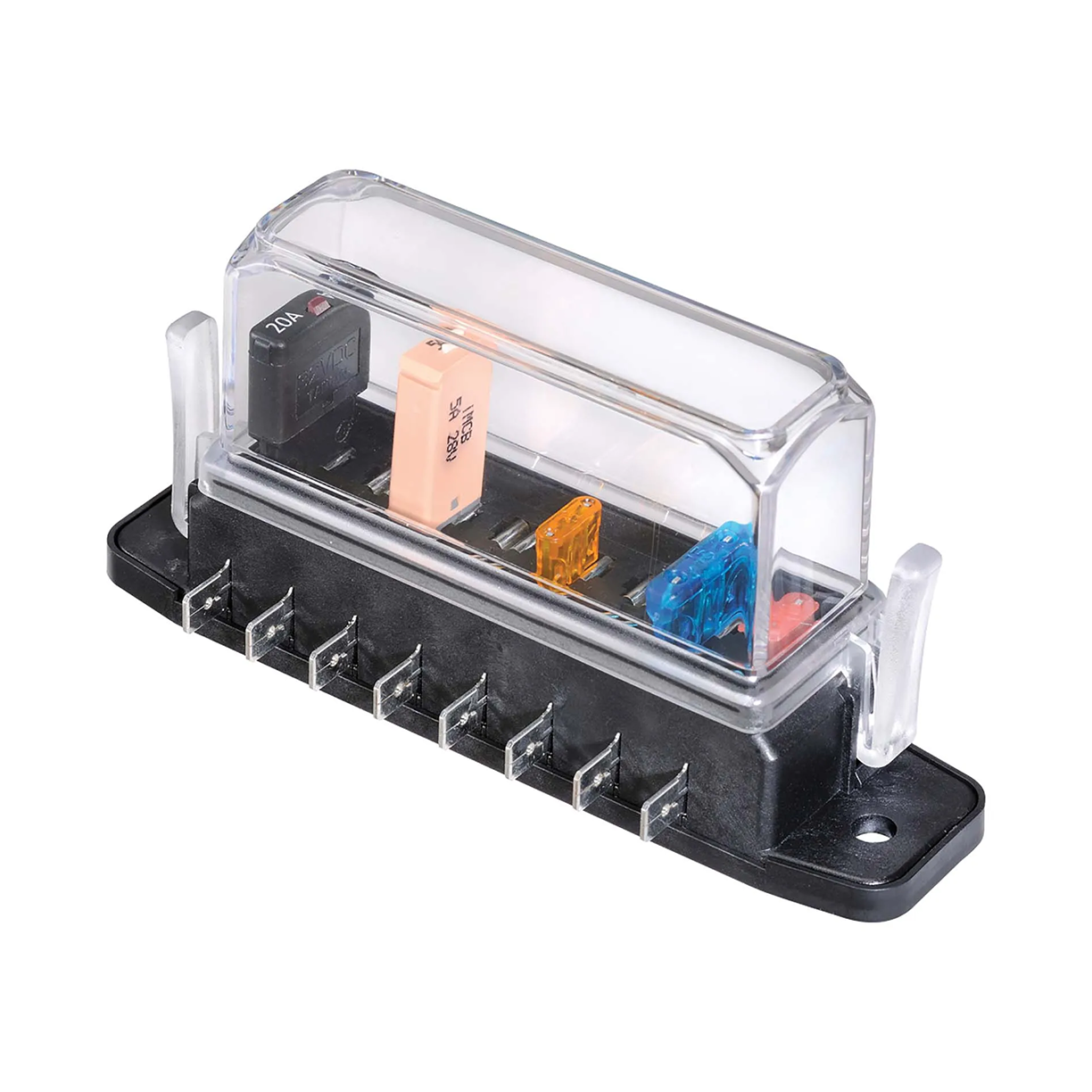 Fuse Box, Narva, 8 Way Standard Blade Fuse - Each