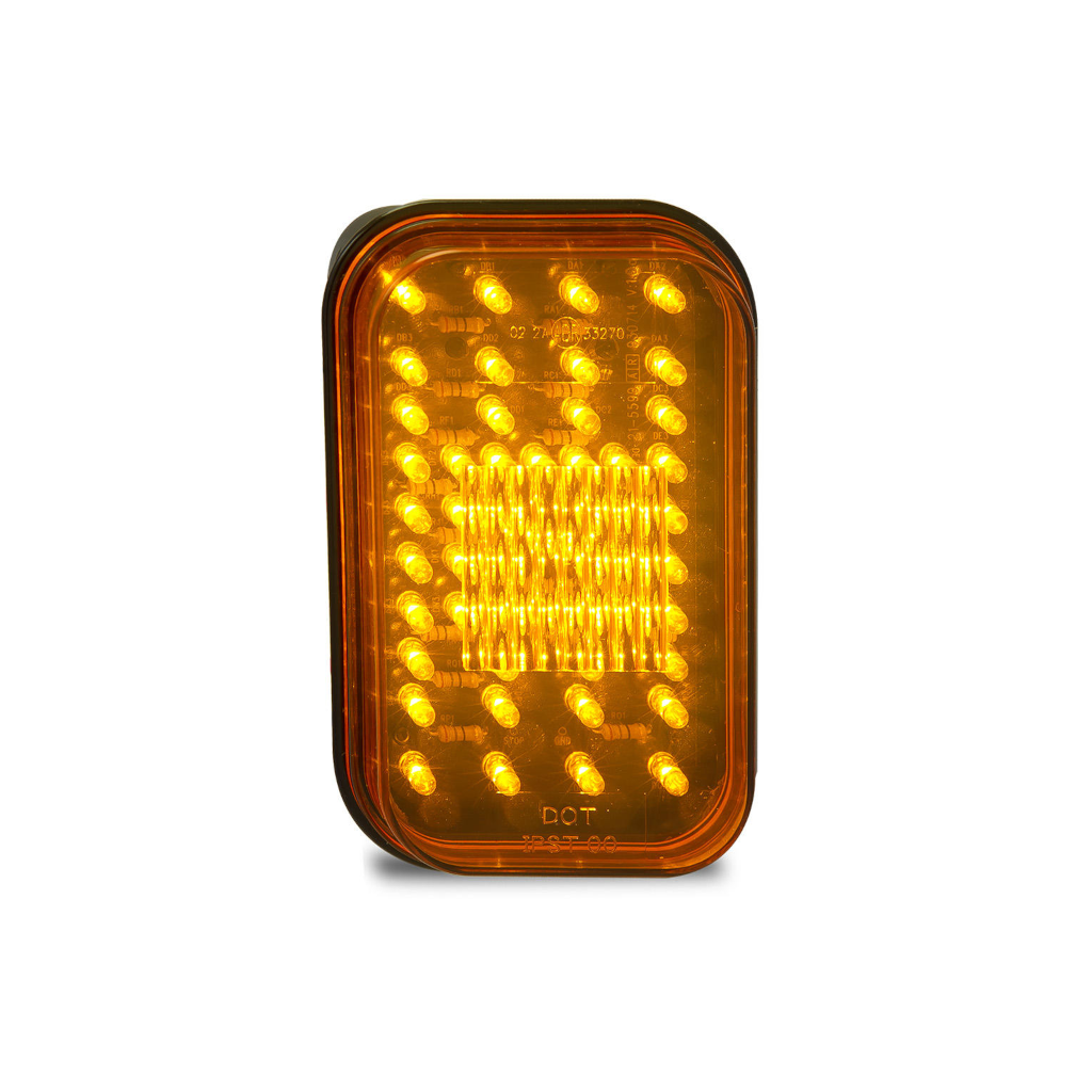 Lamp, LED Autolamps, 130 Series, Rear Indicator, Amber, 12-24v - Each
