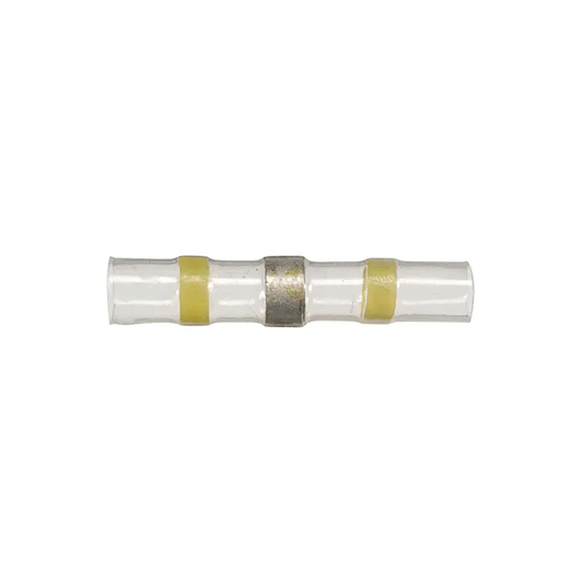 Narva Solder Splice, Yellow, 6mm - 25 Pack
