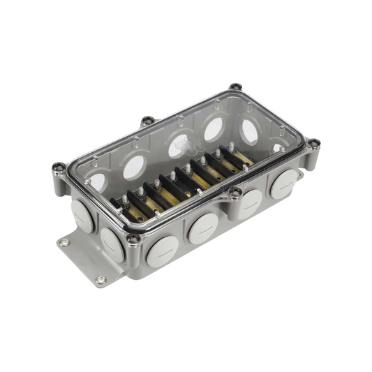 Junction Box, Narva, 8 Way 12 Ports, 225 x 139 x 79mm - Each