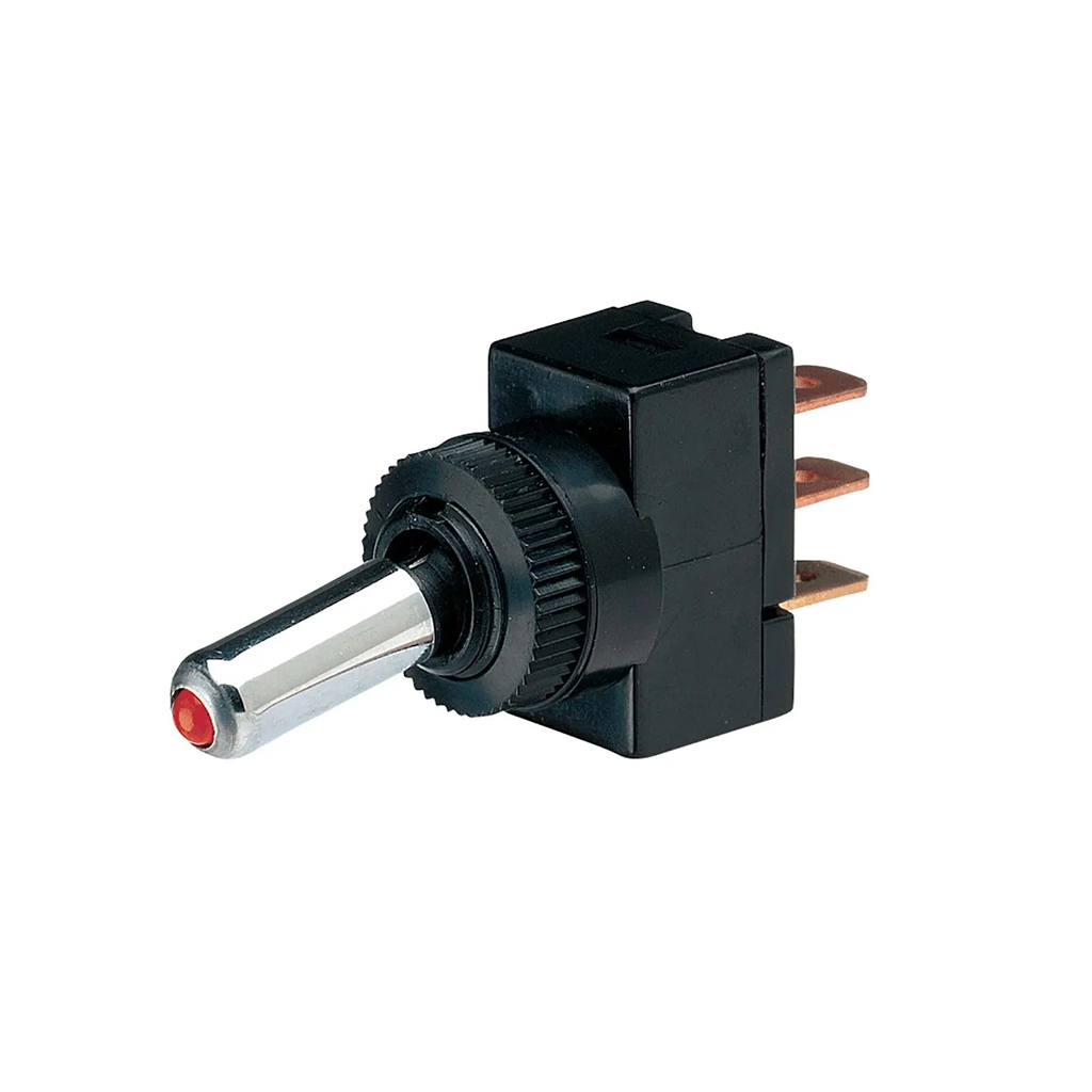 Switch, Narva, Toggle LED Off/On, Red - Each