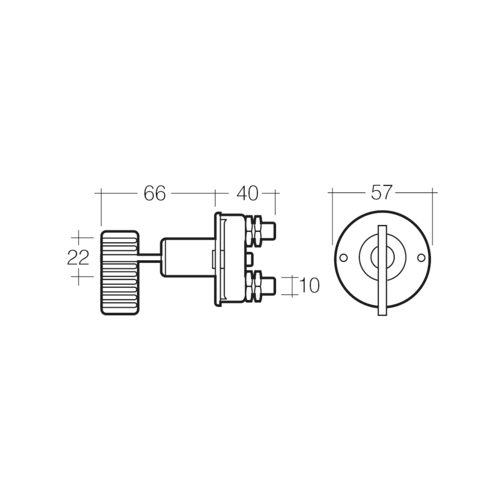 Switch, Narva, Battery Isolator, Key - Each