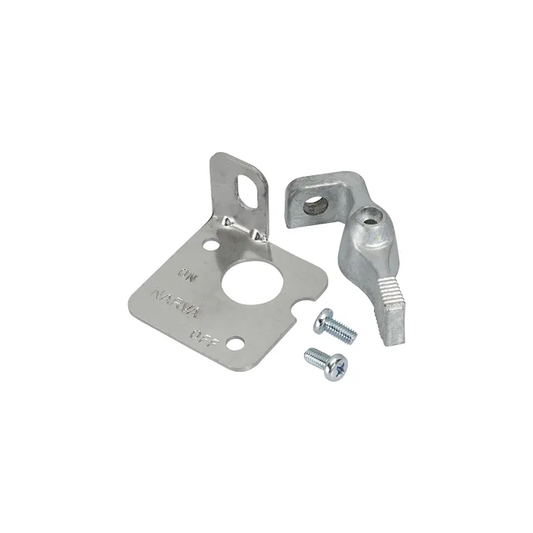 Lockout Kit, Narva, Isolator Handle Lever Lockout, Chrome - Each