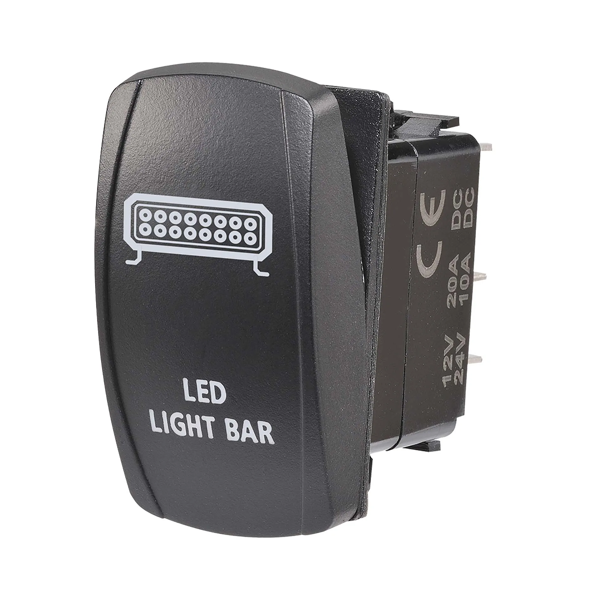 Switch, Narva, LED Light Bar Off/On, 12/24v, Blue - Each