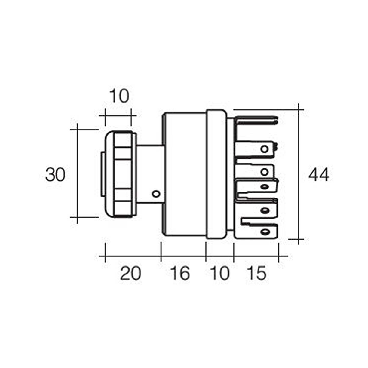 Switch, Ignition 4 Position Suits International Trucks - Each