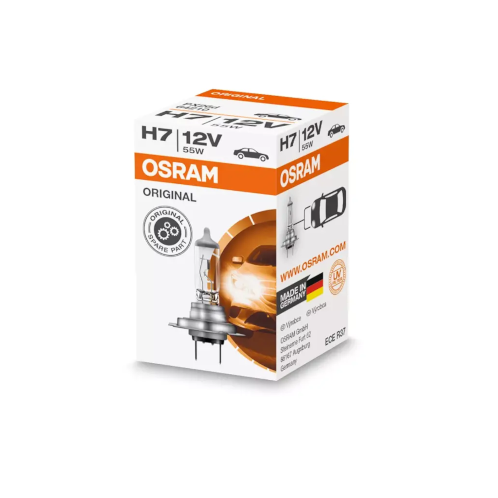 Globe, Osram, H7 Halogen Globe, 12v, 55w - Each