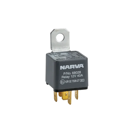 Relay, Narva, 12v, 40a, 5 Pin, Normally Open Relay - Each