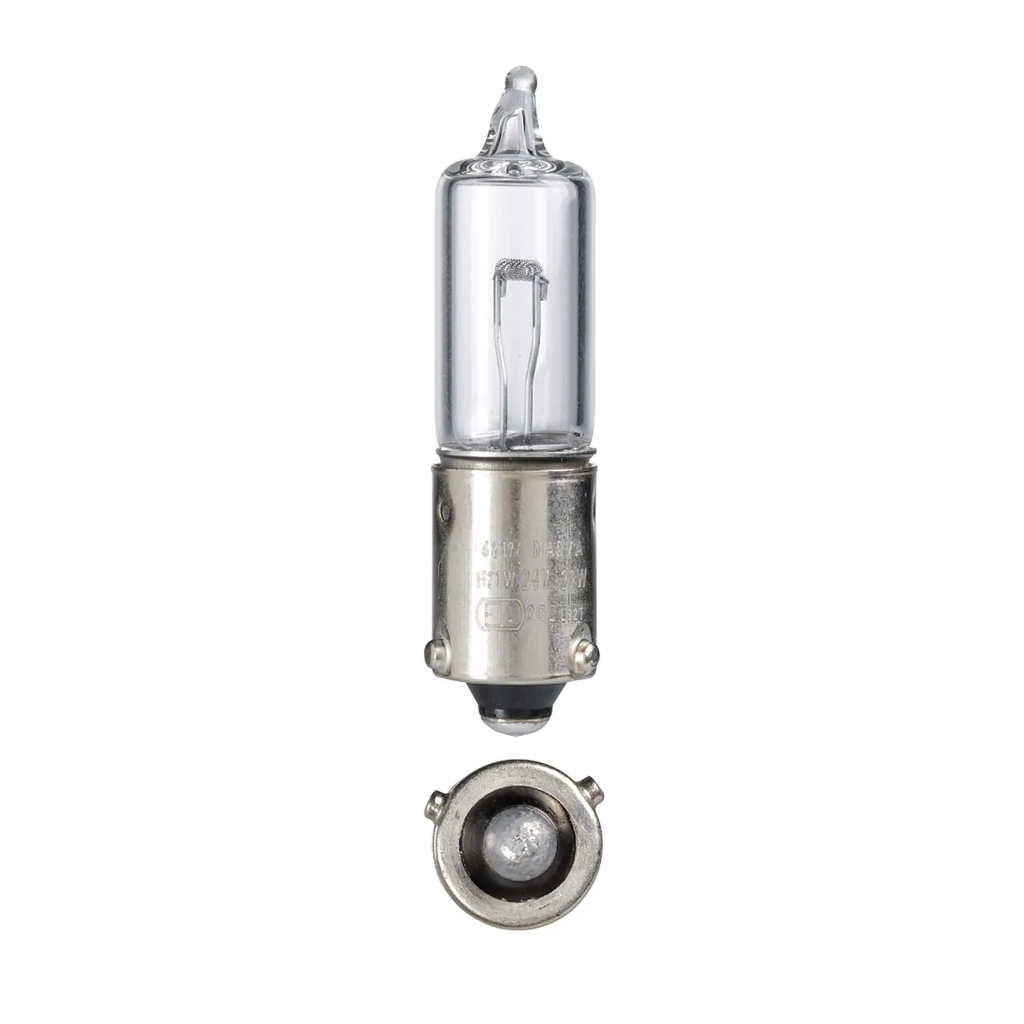 Globe, Narva, Mini Halogen Globe, BAY9s, 24v, 21w - Each