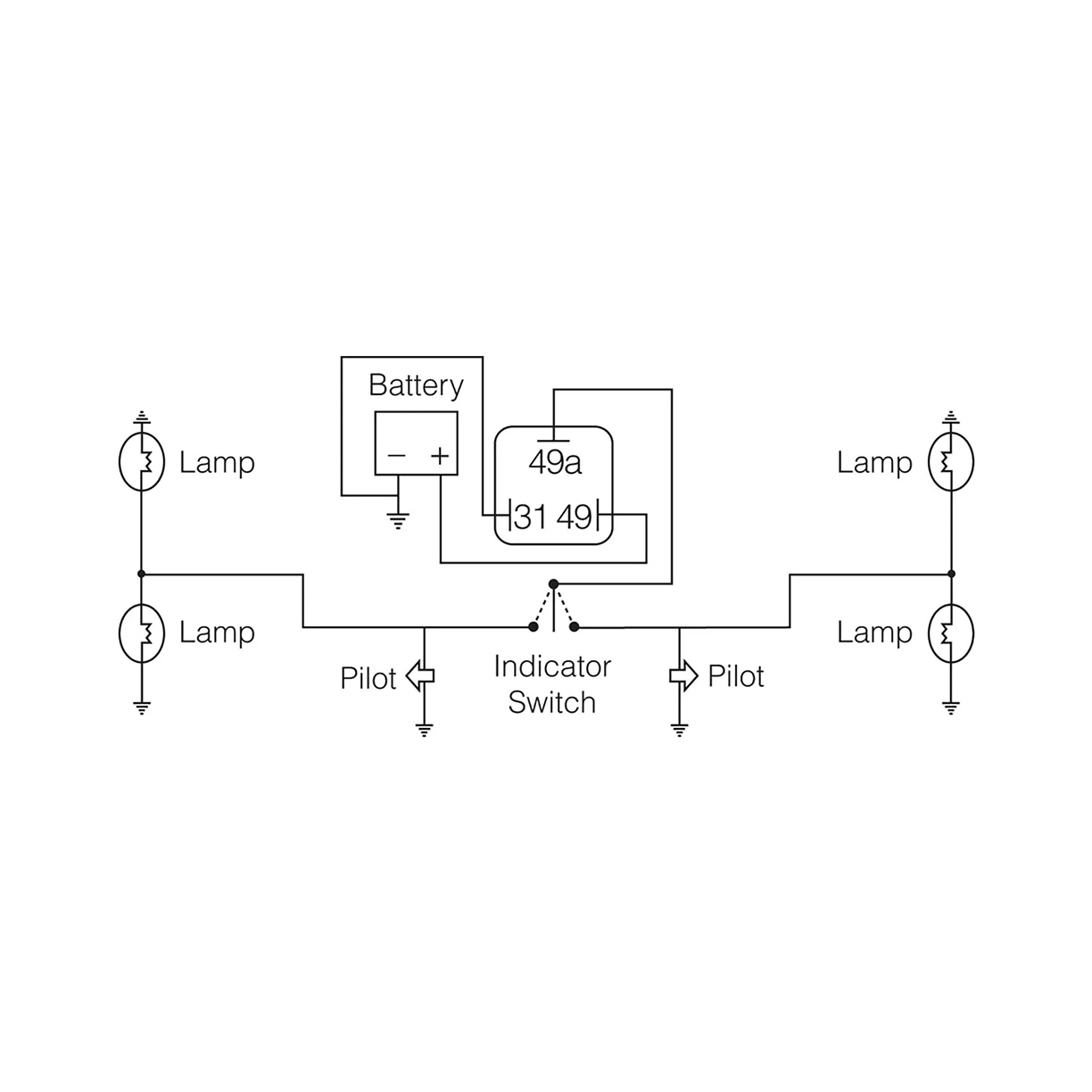 Flasher, Narva, Electronic LED 3 Pin, 12v - Each