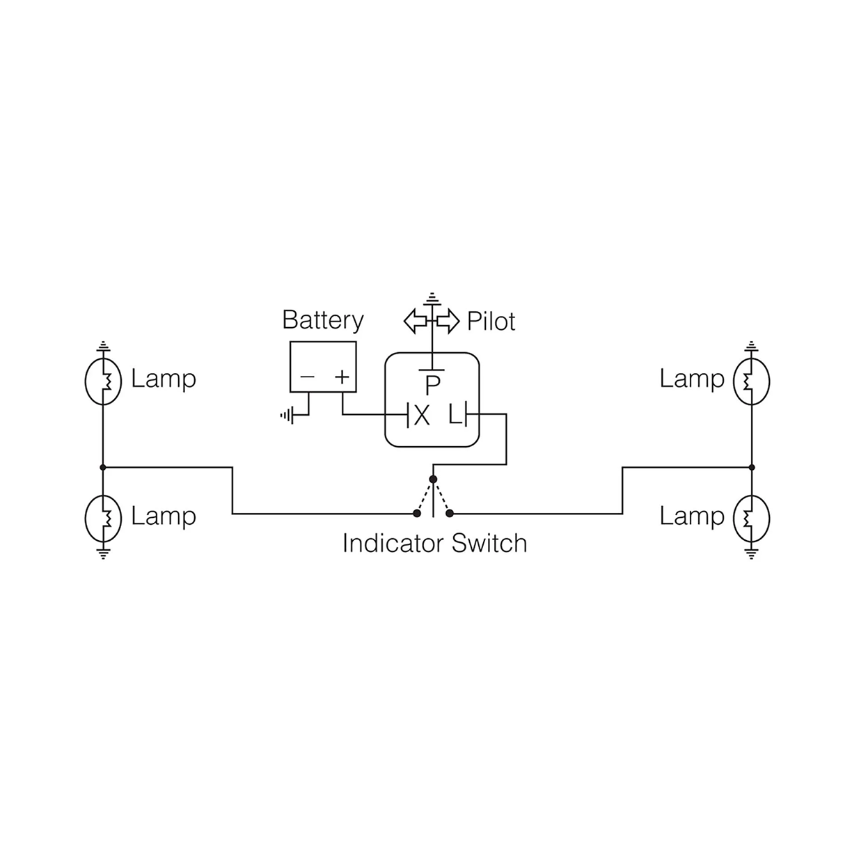 Flasher, Narva, Electronic LED 3 Pin, Pilot, 12v - Each