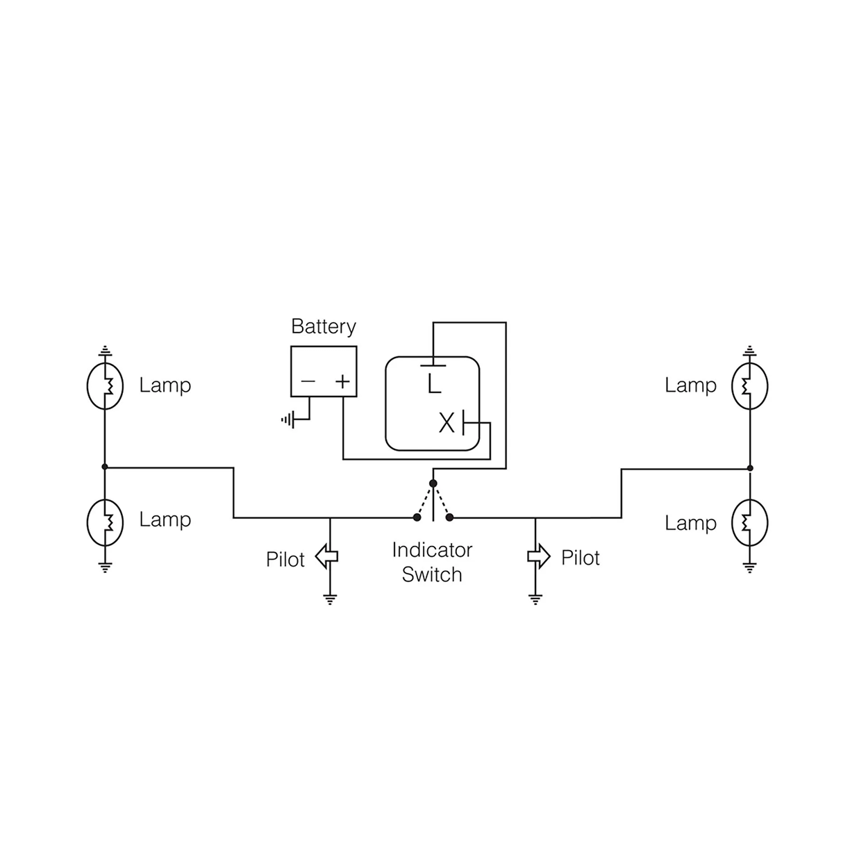 Flasher, Narva, Electronic LED 2 Pin, 24v - Each