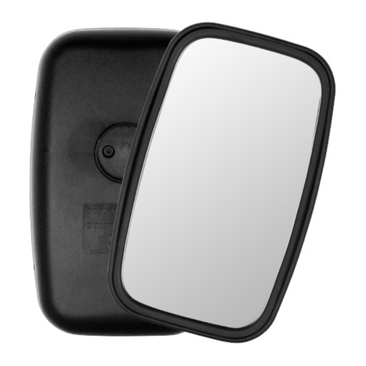 Mirror Head, Hella, Convex R1800 Universal Side Mount, Black - Each
