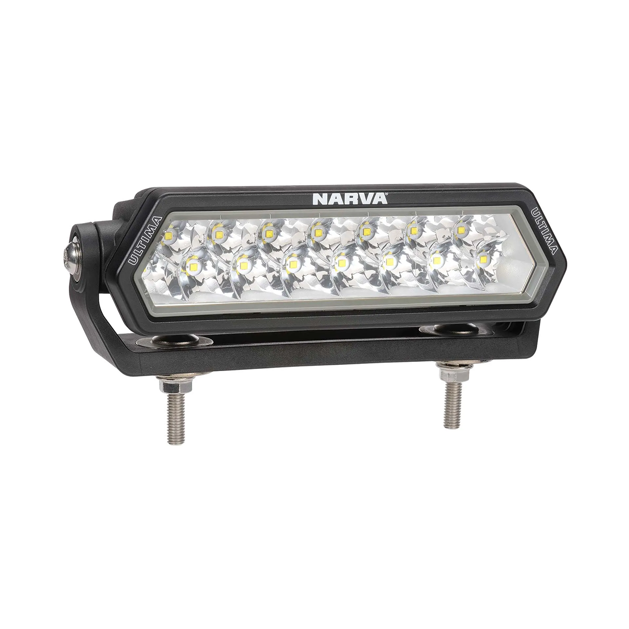Light Bar, Narva, Ultima Ultra Wide, 8", 10-33v, 125w, Black, Twin Pack