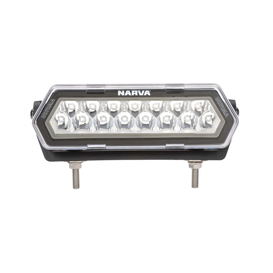 Light Bar, Narva, Ultima Long & Wide Hybrid, 8", 10-33v, 125w, Black, Twin Pack