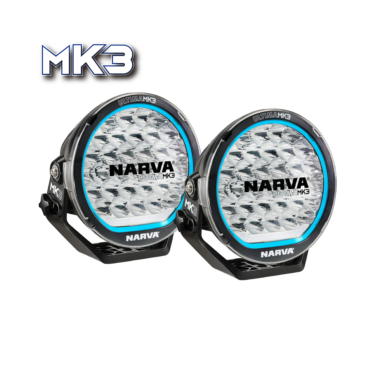 Driving Light, Narva, Ultima MK3 215 LED, Hybrid Beam - 2 Pack