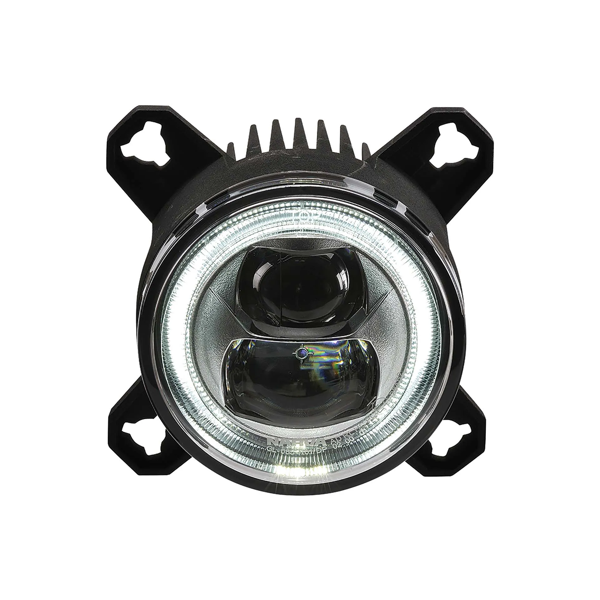 Head Lamp Insert, Narva, LED, Low Beam, DRL, Position Light, 90mm Diameter, 9-33v - Each