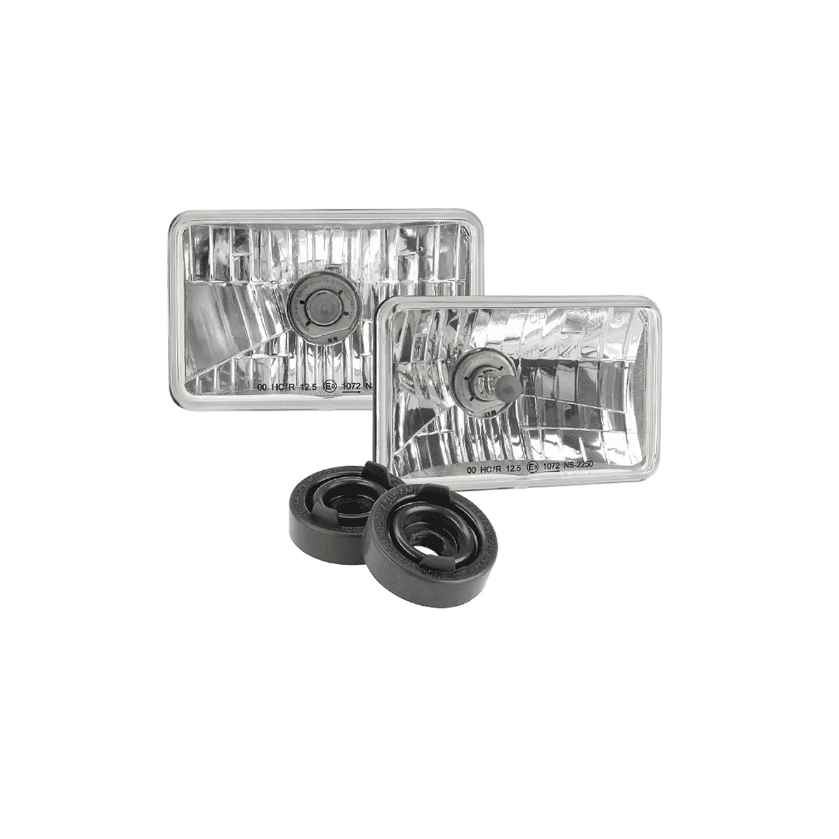 Headlamp Conversion Kit, Narva, Halogen, H4, High/Low Beam, 12v, 60/55w, 165 x 100mm - Each