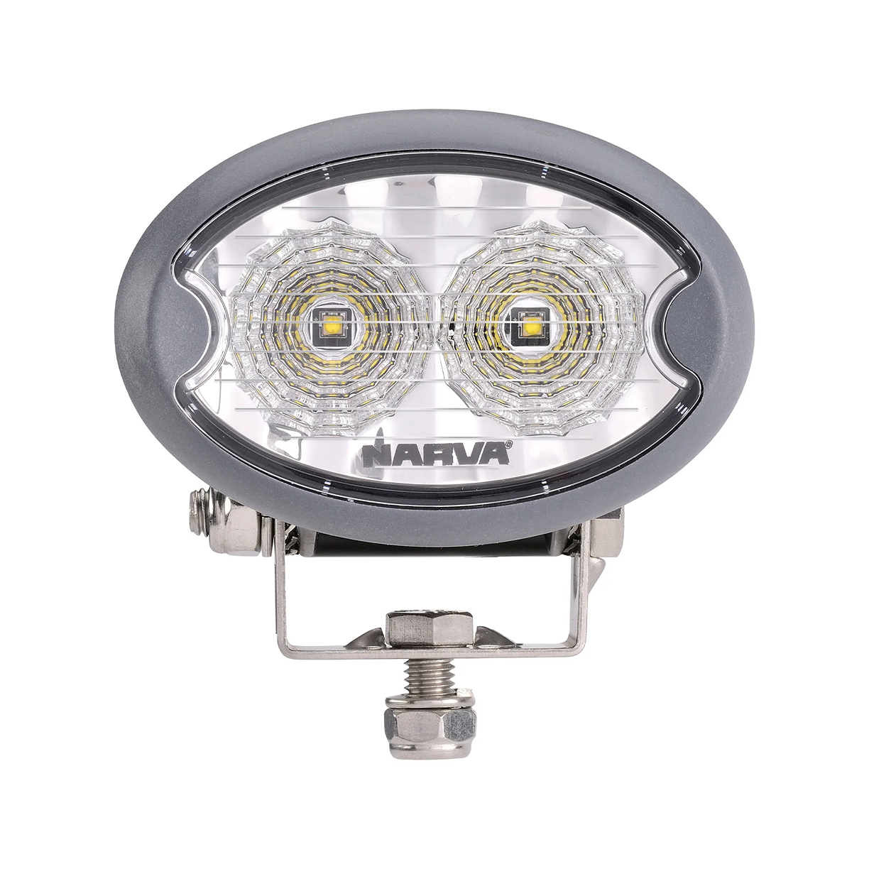 Work Lamp, Narva, LED Flood Beam, 9-64v, Black - Each