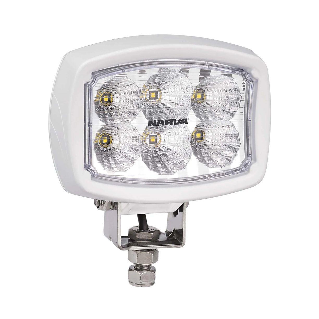 Work Lamp, Narva, LED Flood Beam, 9-64v, White - Each