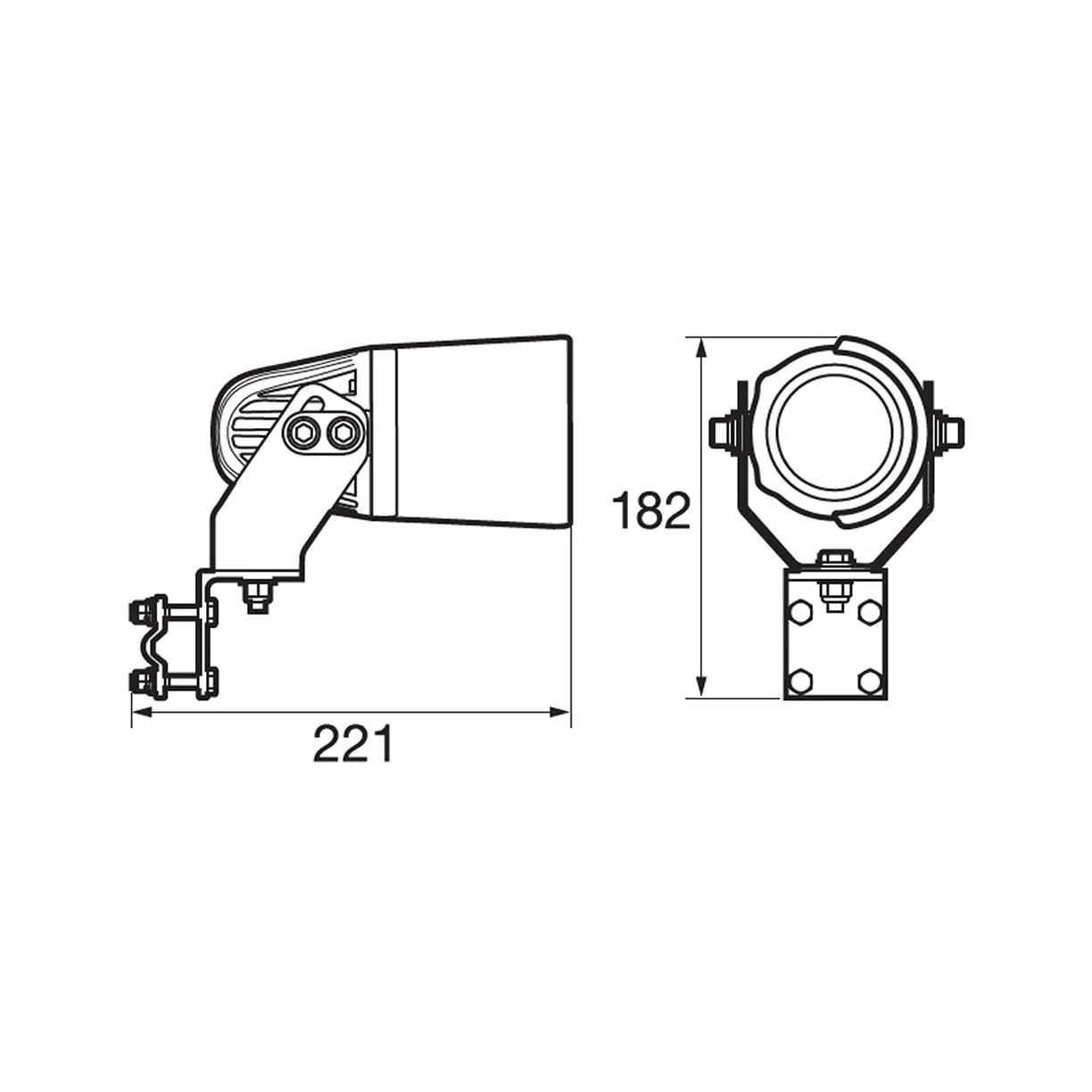 Load Light, Narva, LED, Guard Shield, 9-36v - Each