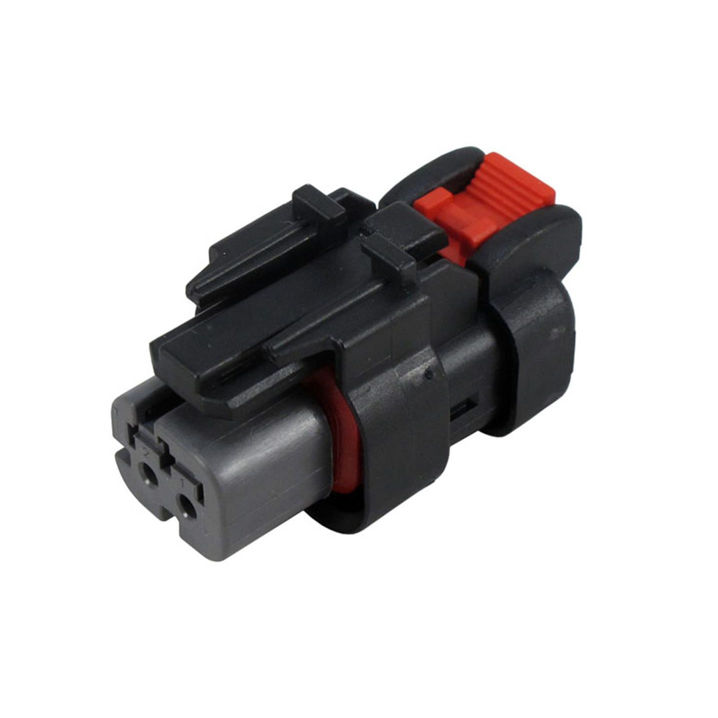 Connector Housing, Ampseal 16, 2 Way Connector, Plug, Grey Keyed - Each