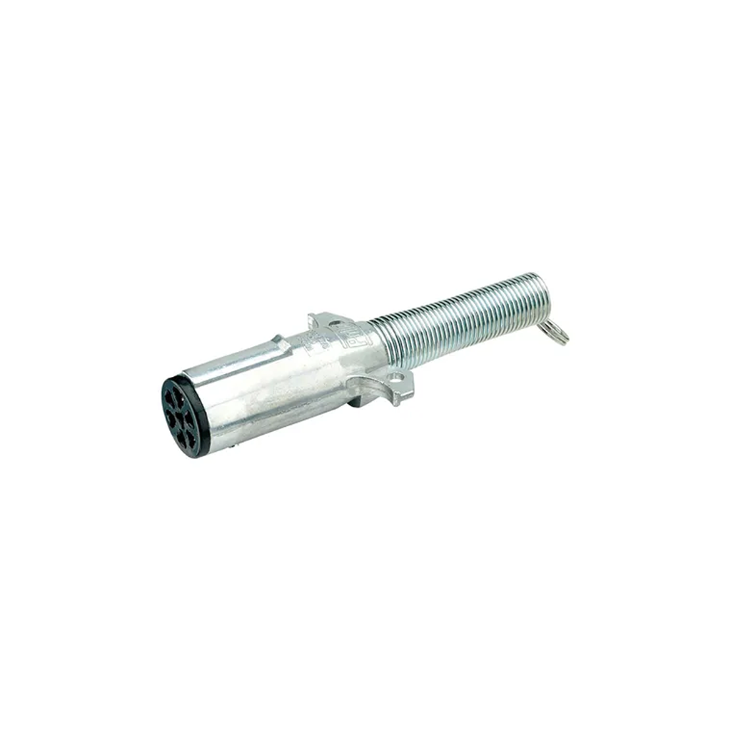Suzi Coil, 7 Core (4 x 5mm, 2 x 6mm, 1 x 8 AWG), Short Tails with Plugs, Heavy Duty, 4.6m - Each